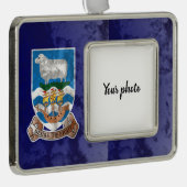 Falklandinseln Rahmen-Ornament Silber (Rechts)