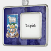 Falklandinseln Rahmen-Ornament Silber (Links)