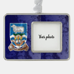 Falklandinseln Rahmen-Ornament Silber