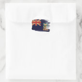 Falklandinseln Runder Aufkleber (Tasche)