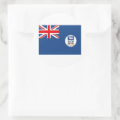 Falklandinseln Runder Aufkleber (Tasche)
