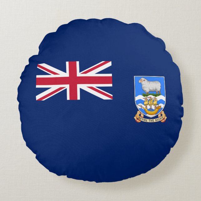 Falklandinseln Rundes Kissen (Vorderseite)