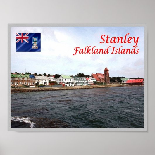 Falklandinseln - Stanley - Poster (Vorne)