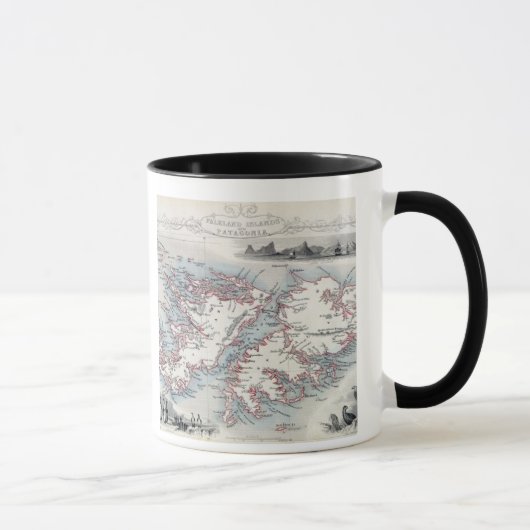 Falklandinseln und Patagonia, von einer Reihe von Tasse (Rechts)