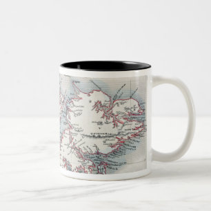 Falklandinseln und Patagonia, von einer Reihe von Zweifarbige Tasse
