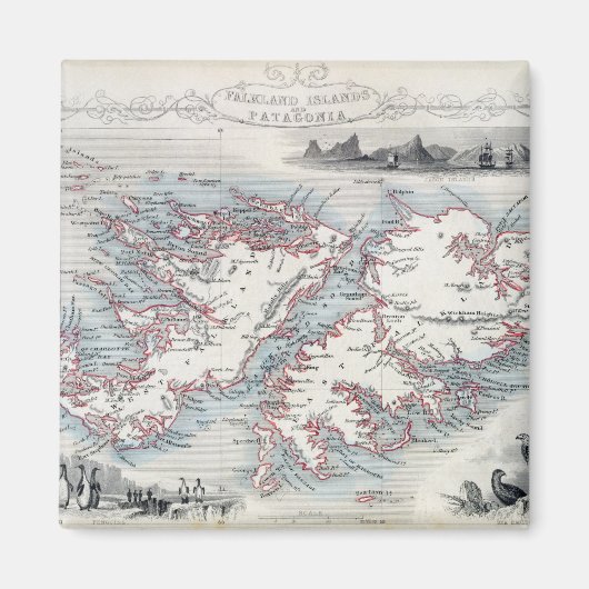 Falklandinseln und Patagonien, aus einer Reihe von Magnet (Vorne)