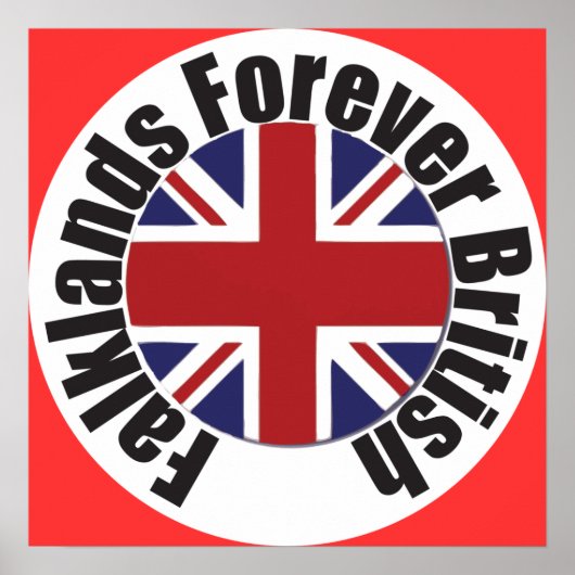 Falkland's Forever British Poster (Vorne)