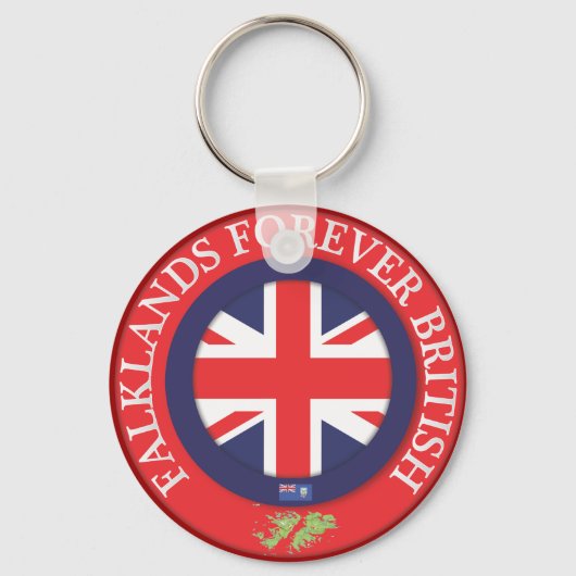 Falklands Forever British Schlüsselanhänger (Vorderseite)