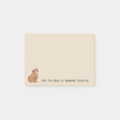 Falkly Shar-Pei Personalize Notes Post-it Klebezettel (Vorderseite)