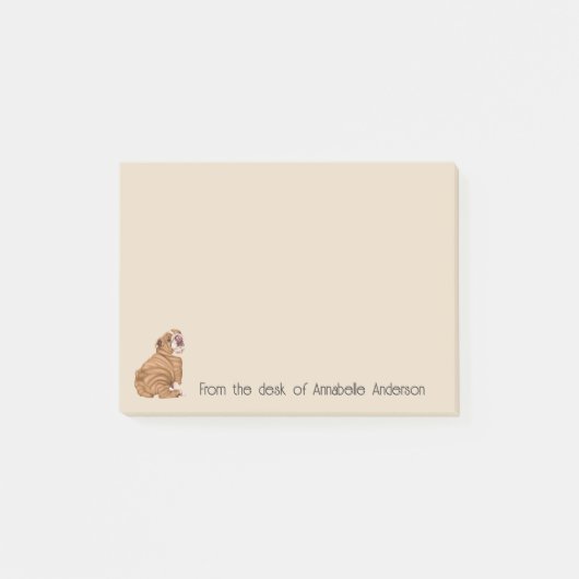 Falkly Shar-Pei Personalize Notes Post-it Klebezettel (Vorderseite)