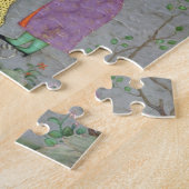 Falkner mit Begleiter- und Haustier-Gepard, von Puzzle (Seite)