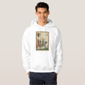 Falknerei, 14. Jahrhundert Codex Manesse Hoodie (Vorne ganz)