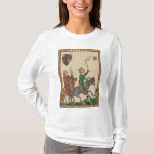 Falknerei, 14. Jahrhundert Codex Manesse T-Shirt