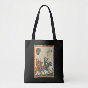 Falknerei, 14. Jahrhundert Codex Manesse Tasche