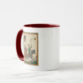 Falknerei, 14. Jahrhundert Codex Manesse Tasse (Vorderseite Links)
