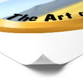 Falknerei - Oval Poster (Ecke)