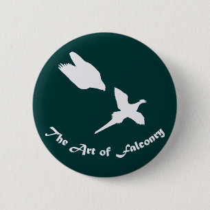Falknerei - Peregrine Falken Button
