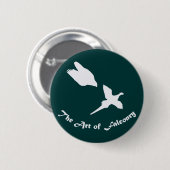 Falknerei - Peregrine Falken Button (Vorne & Hinten)
