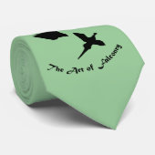 Falknerei - Peregrine Falken Krawatte (Gerollt)