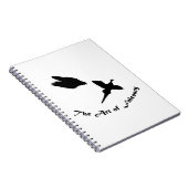 Falknerei - Peregrine Falken Notizblock (Rechte Seite)