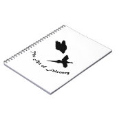 Falknerei - Peregrine Falken Notizblock (Linke Seite)