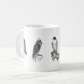 Falknerei-Tasse Kaffeetasse (Vorderseite Links)