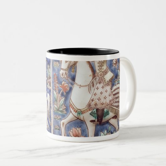 Falknerei Zweifarbige Tasse (VorderseiteRechts)