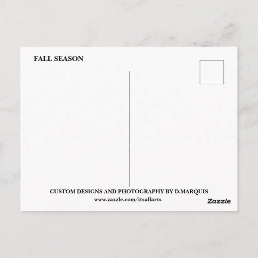 FALL #1 POSTKARTE (Rückseite)