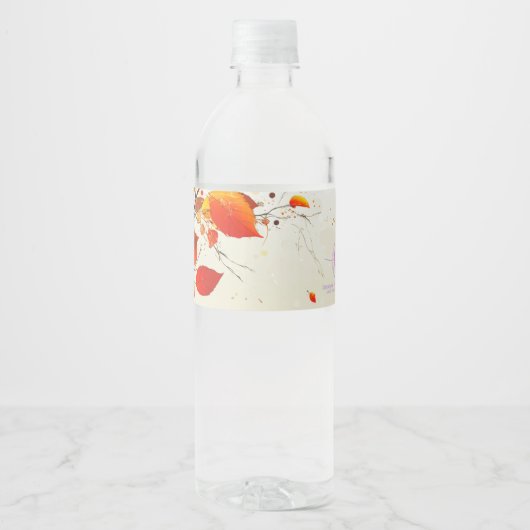 FALL #1 WASSERFLASCHENETIKETT (Vorderseite)