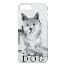 Fall 2: Shiba Inu Painting Chinese Dog Year 2018 Case-Mate iPhone Hülle