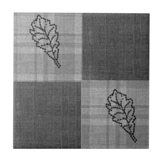 Fall 4 Corners Designs Grautöne Fliese (Vorderseite)