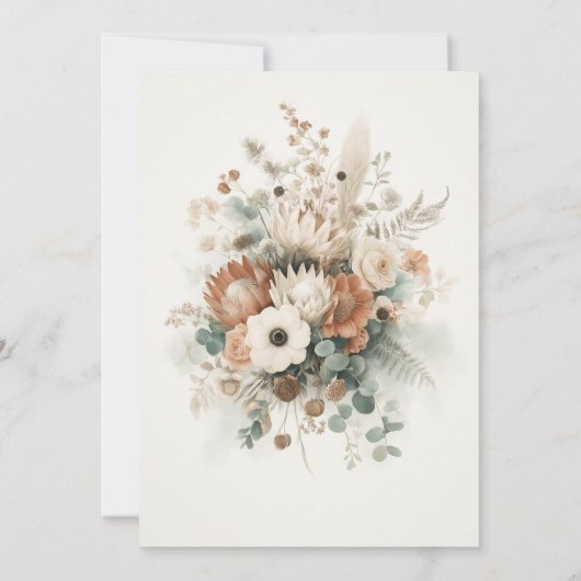 Fall 50th Birthday Invitations for Women Einladung (Rückseite)