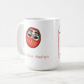 Fall 7mal - stehen Sie oben 8 Kaffeetasse (Vorderseite Links)