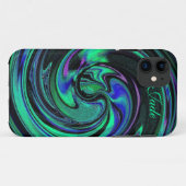 Fall abstrakt Aqua Wirbel iPhone 5 Case-Mate iPhone Hülle (Rückseite (Horizontal))