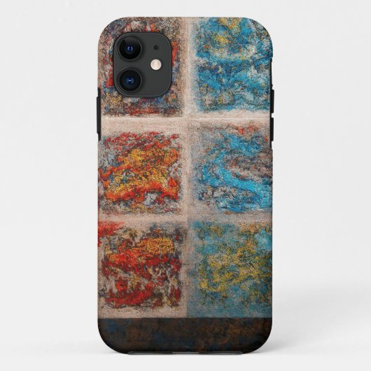 Fall "abstrakt Elementarart Mobile" Case-Mate iPhone Hülle (Rückseite)