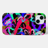 Fall abstrakt Hearts iPhone 15 Case-Mate iPhone Hülle (Rückseite (Horizontal))