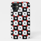 Fall Ace Spades iPhone Case-Mate iPhone Hülle (Rückseite)