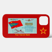 Fall Aeroflot Passagierticket Case-Mate iPhone Case-Mate iPhone Hülle (Rückseite (Horizontal))