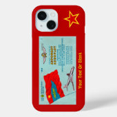 Fall Aeroflot Passagierticket Case-Mate iPhone Hülle (Rückseite)
