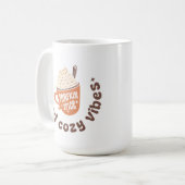 Fall Aesthetic  Pumpkin Spice and Cozy vibes  Kaffeetasse (Vorderseite Links)