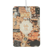 Fall Aesthetics Collage Autolufterfrischer (Vorderseite)