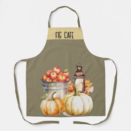 Fall Aesthetics Individuelle Name Restaurant Schürze (Vorderseite)