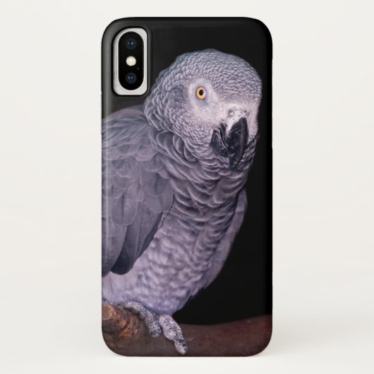Fall "African Gray Parrot iPhone X" Case-Mate iPhone Hülle (Rückseite)