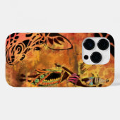 Fall Afrikanische Frau und Giraffe iPhone Case-Mate iPhone Hülle (Rückseite (Horizontal))