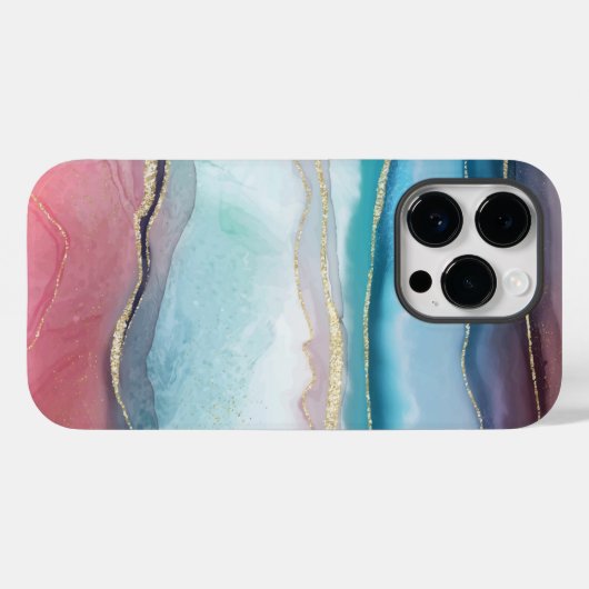 Fall Agate Pattern Case-Mate iPhone Hülle (Rückseite (Horizontal))
