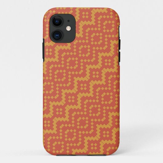 Fall Ägyptisch Rot und Gelb Tribal iPhone 5/5 Case-Mate iPhone Hülle (Rückseite)