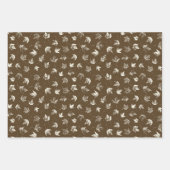 Fall Ahorn Verlasse auf braun - nahtlos. Geschenkpapier Set (Vorderseite 2)