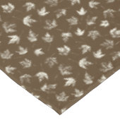 Fall Ahorn Verlasse auf braun - nahtlos. Tischdecke (Schrägansicht)