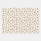 Fall Ahorn Verlasse auf Creme - nahtloses Muster. Geschenkpapier Set (Vorderseite 3)