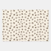 Fall Ahorn Verlasse auf Creme - nahtloses Muster. Geschenkpapier Set (Vorderseite 2)